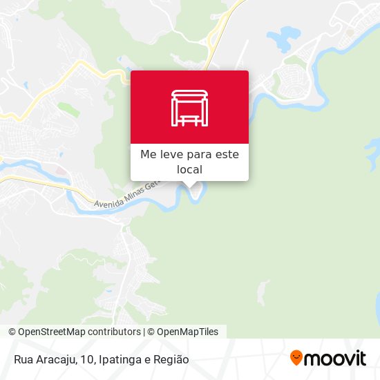 Rua Aracaju, 10 mapa