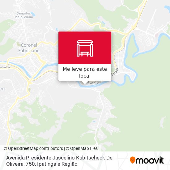 Avenida Presidente Juscelino Kubitscheck De Oliveira, 750 mapa