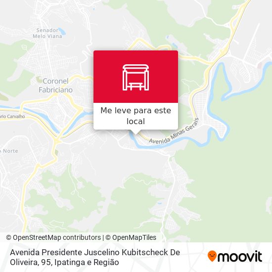 Avenida Presidente Juscelino Kubitscheck De Oliveira, 95 mapa