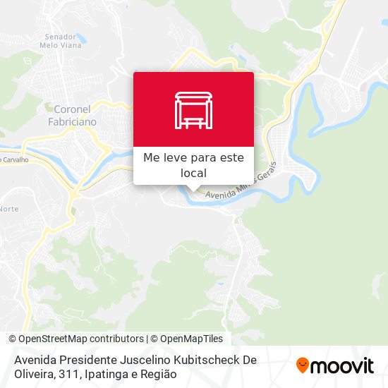 Avenida Presidente Juscelino Kubitscheck De Oliveira, 311 mapa