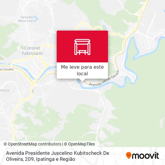 Avenida Presidente Juscelino Kubitscheck De Oliveira, 209 mapa