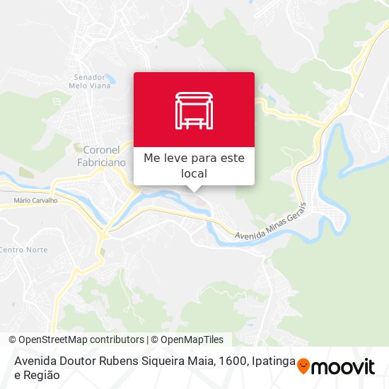 Avenida Doutor Rubens Siqueira Maia, 1600 mapa