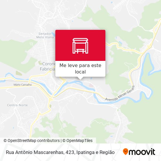 Rua Antônio Mascarenhas, 423 mapa