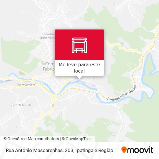 Rua Antônio Mascarenhas, 203 mapa