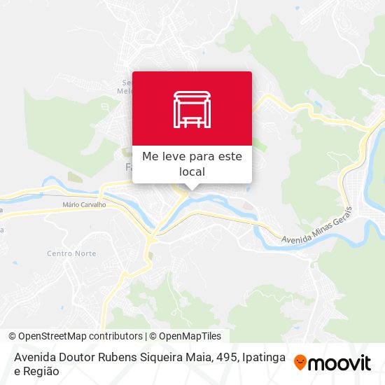 Avenida Doutor Rubens Siqueira Maia, 495 mapa