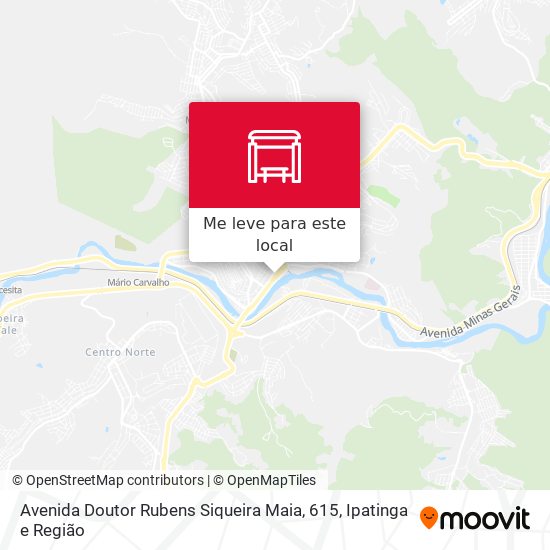 Avenida Doutor Rubens Siqueira Maia, 615 mapa