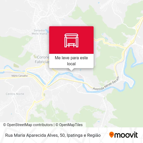 Rua Maria Aparecida Alves, 50 mapa