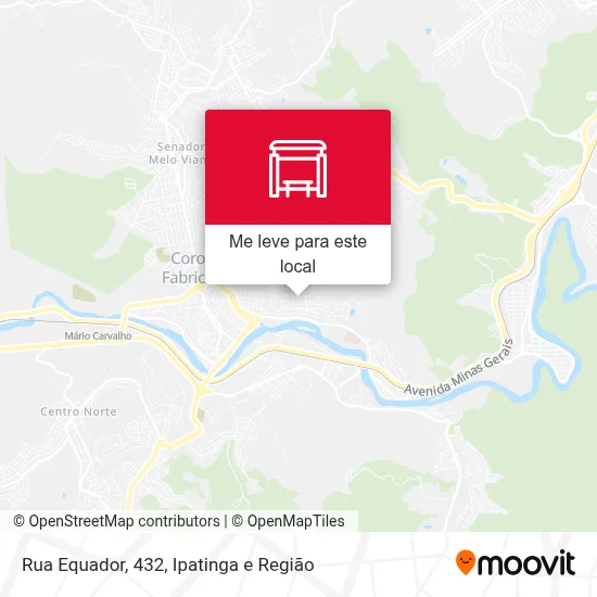 Rua Equador, 432 mapa
