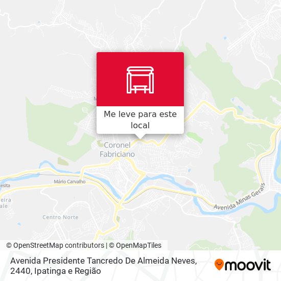 Avenida Presidente Tancredo De Almeida Neves, 2440 mapa