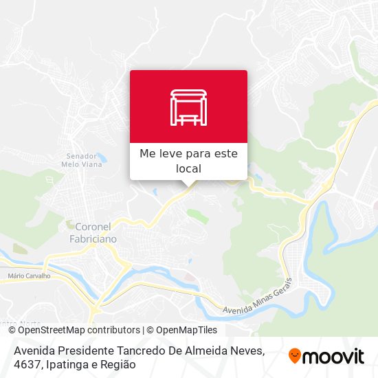 Avenida Presidente Tancredo De Almeida Neves, 4637 mapa