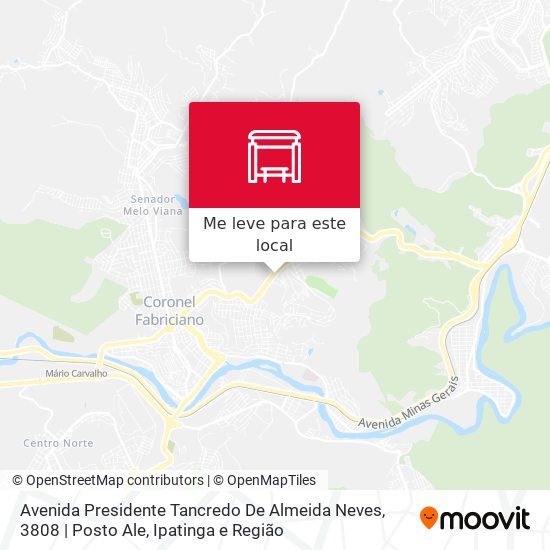 Avenida Presidente Tancredo De Almeida Neves, 3808 | Posto Ale mapa