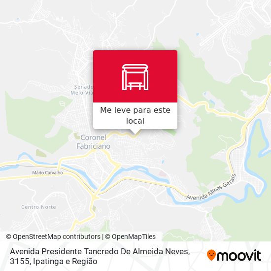 Avenida Presidente Tancredo De Almeida Neves, 3155 mapa