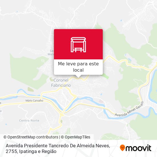 Avenida Presidente Tancredo De Almeida Neves, 2755 mapa