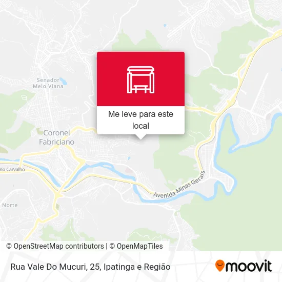Rua Vale Do Mucuri, 25 mapa