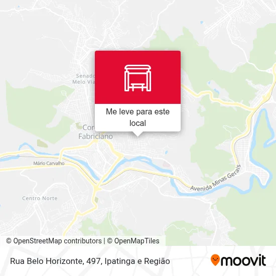 Rua Belo Horizonte, 497 mapa