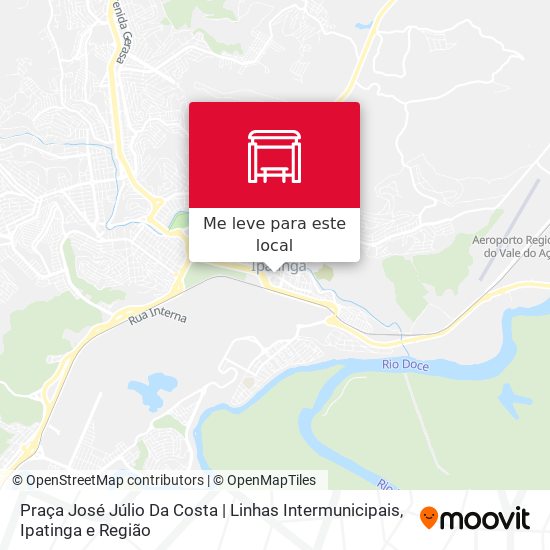 Praça José Júlio Da Costa | Linhas Intermunicipais mapa