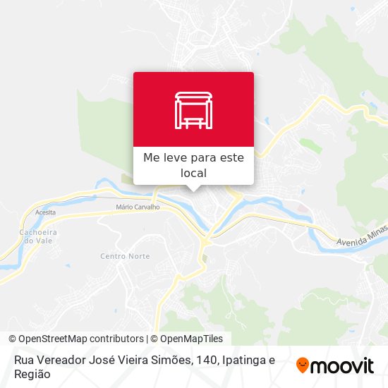 Rua Vereador José Vieira Simões, 140 mapa