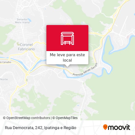 Rua Democrata, 242 mapa