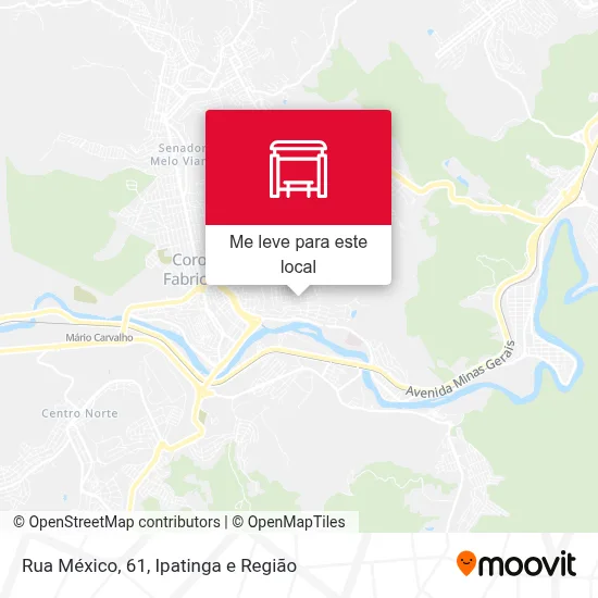 Rua México, 61 mapa