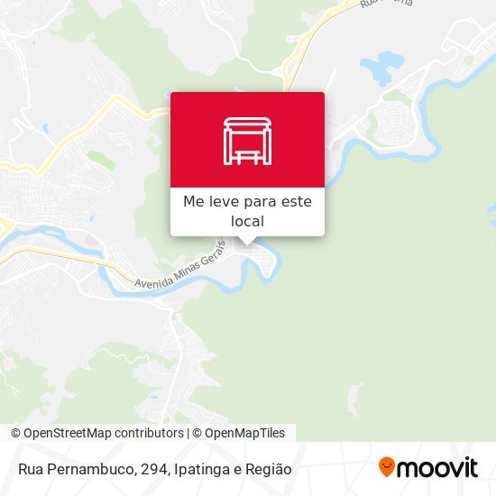 Rua Pernambuco, 294 mapa