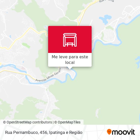 Rua Pernambuco, 456 mapa