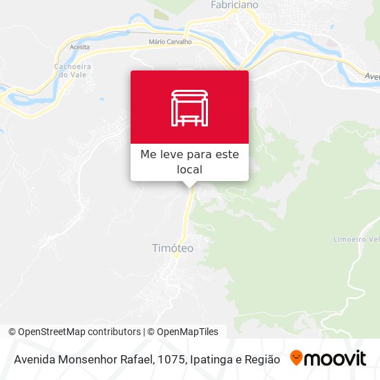 Avenida Monsenhor Rafael, 1075 mapa