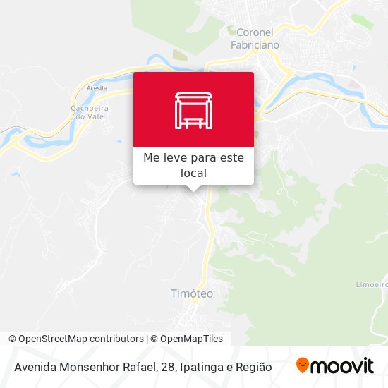 Avenida Monsenhor Rafael, 28 mapa