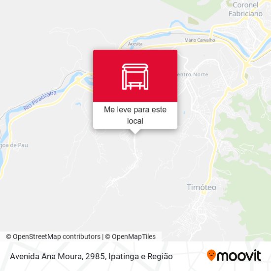 Avenida Ana Moura, 2985 mapa