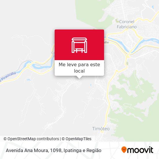 Avenida Ana Moura, 1098 mapa