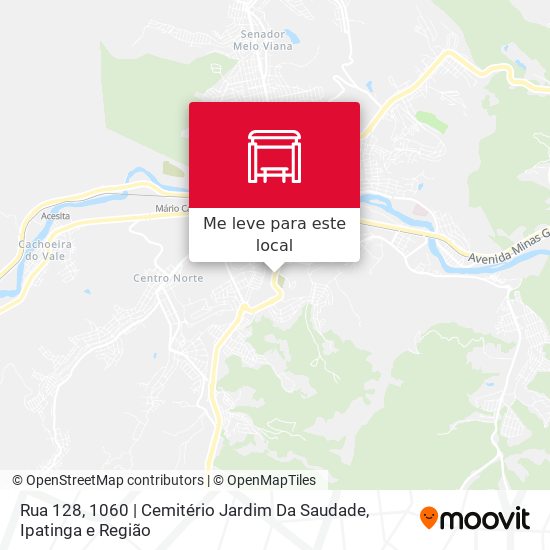 Rua 128, 1060 | Cemitério Jardim Da Saudade mapa
