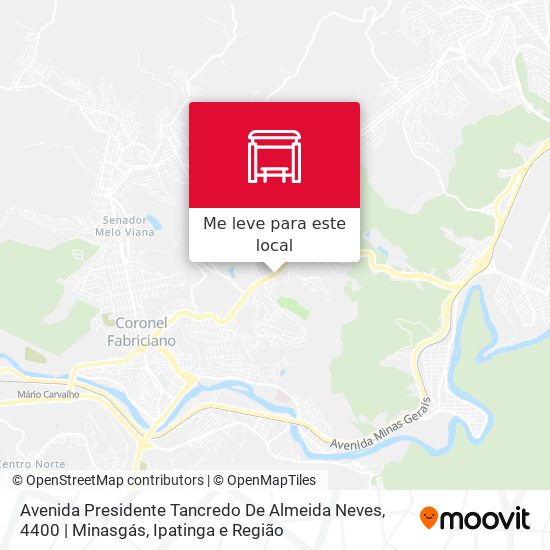 Avenida Presidente Tancredo De Almeida Neves, 4400 | Minasgás mapa