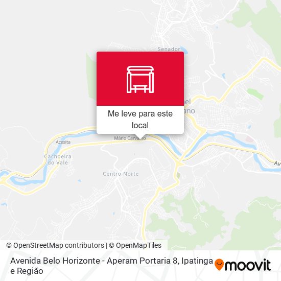 Avenida Belo Horizonte - Aperam Portaria 8 mapa