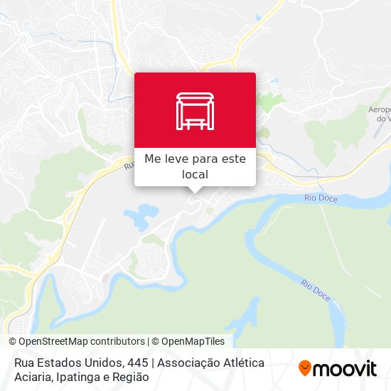 Rua Estados Unidos, 445 | Associação Atlética Aciaria mapa