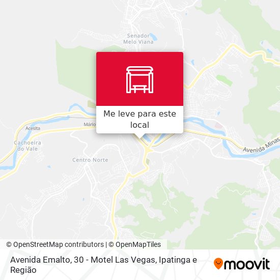 Avenida Emalto, 30 - Motel Las Vegas mapa