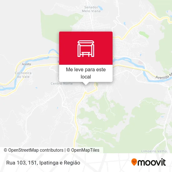 Rua 103, 151 mapa