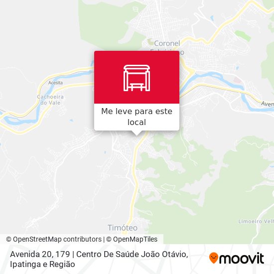Avenida 20, 179 | Centro De Saúde João Otávio mapa
