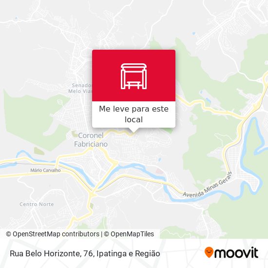 Rua Belo Horizonte, 76 mapa