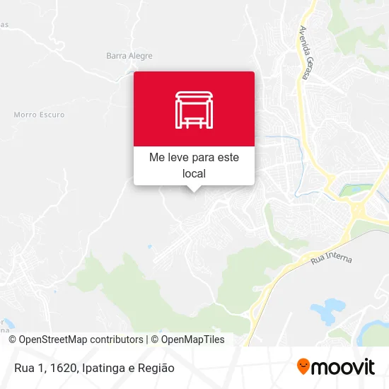 Rua 1, 1620 mapa