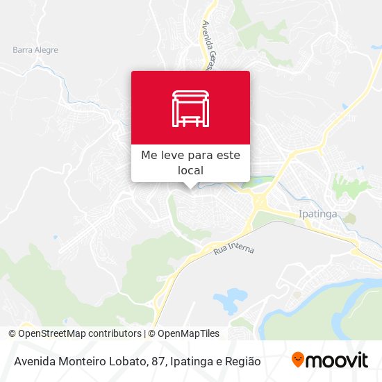 Avenida Monteiro Lobato, 87 mapa