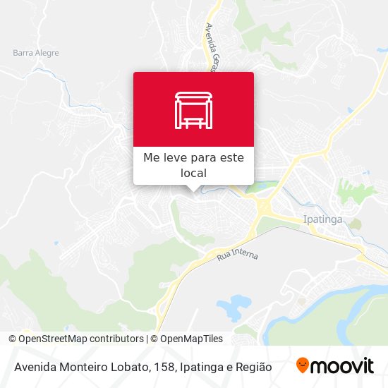 Avenida Monteiro Lobato, 158 mapa