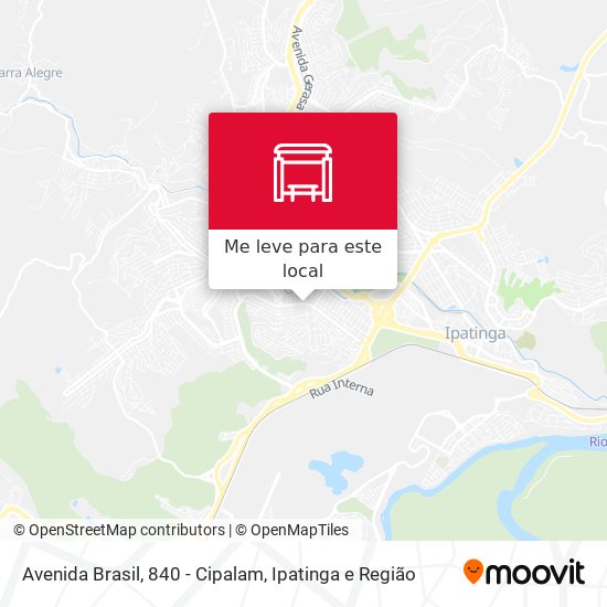 Avenida Brasil, 840 - Cipalam mapa