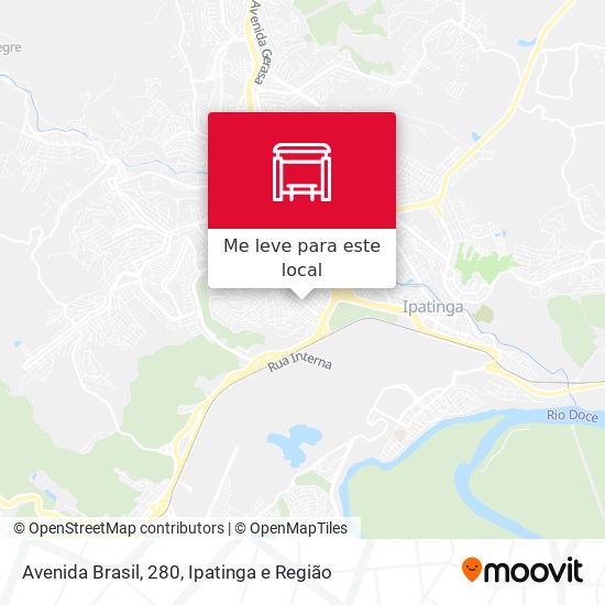 Avenida Brasil, 280 mapa