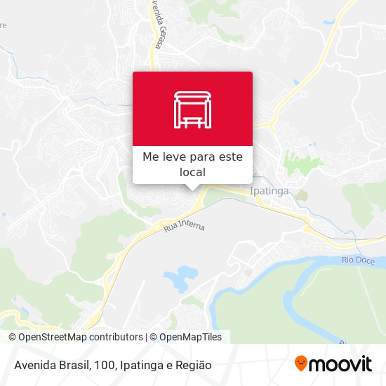 Avenida Brasil, 100 mapa