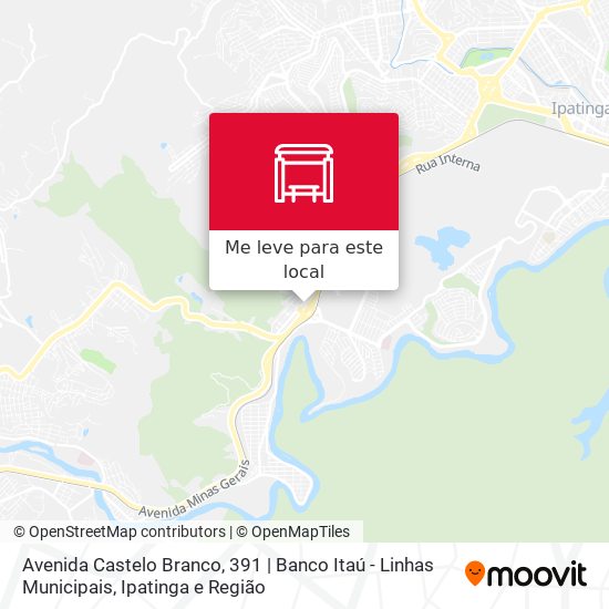 Avenida Castelo Branco, 391 | Banco Itaú - Linhas Municipais mapa