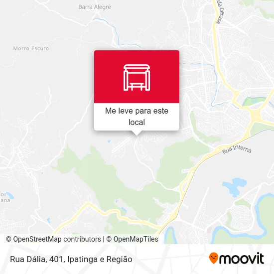 Rua Dália, 401 mapa