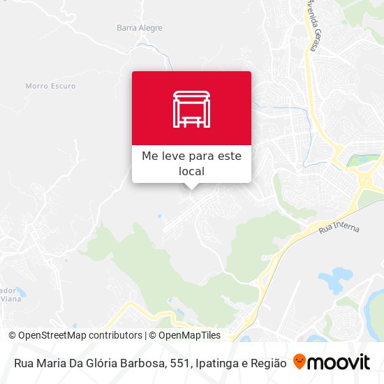 Rua Maria Da Glória Barbosa, 551 mapa