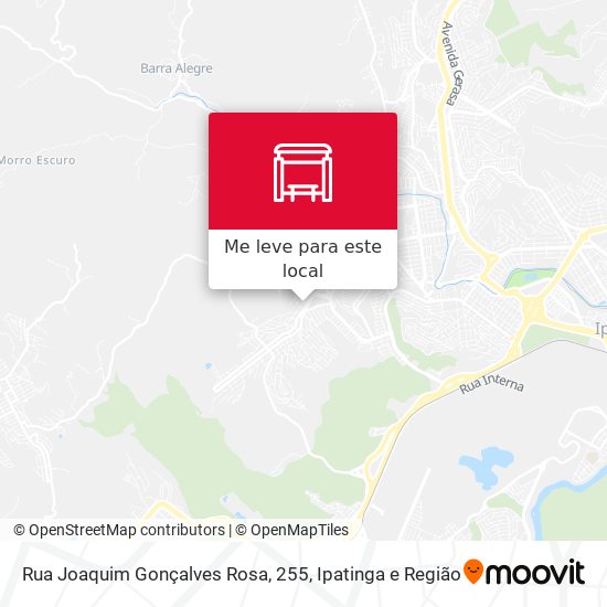 Rua Joaquim Gonçalves Rosa, 255 mapa