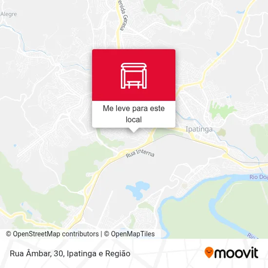 Rua Âmbar, 30 mapa