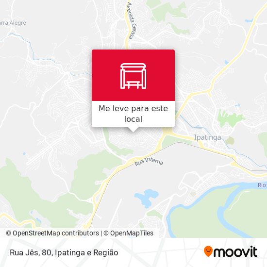 Rua Jês, 80 mapa
