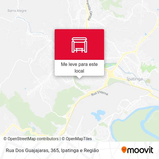 Rua Dos Guajajaras, 365 mapa